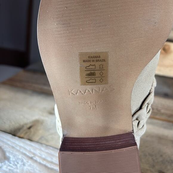 Kaanas Ra Western Bootie - Tan Suede Leather - 7 - New without box - Picture 8 of 8